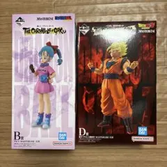 ドラゴンボール　一番くじ　B賞　ブルマ　D賞　超サイヤ人2孫悟空　フィギュア