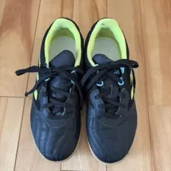 adidas フットサルシューズ 黒/黄/青22.5