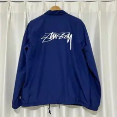 stussy ステューシー ナイロン コーチジャケット ブルー 青 アウター