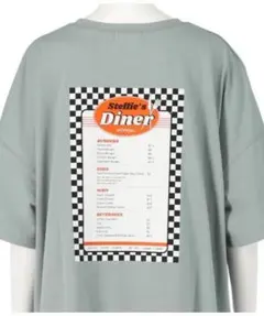 【ANAP】Steffie's Diner プリントオーバーサイズTシャツ