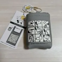 ★ スヌーピー 75周年アート☆ポーチ付きエコバッグ　エコバッグ