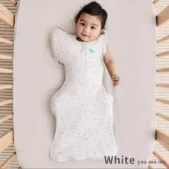 スワドルアップ　ステージ2ライト　Mサイズ　ホワイトyou are my