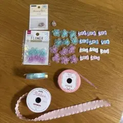 デコパーツ　リボン　セット売り