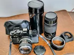 Canon FTb 黒 FD50mm F1.4 FD200mm F4 動作確認済のサムネイル