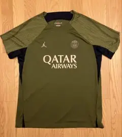 PSG Jordan シャツ オリーブグリーン