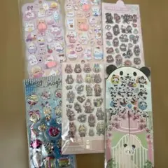 色々な立体シールset