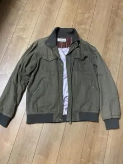 TSAN.CO ジャケット カーキ ブルゾン リブ仕様 XLサイズ