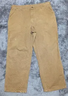 Carhartt ワークパンツ ダック地 ブラウン