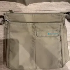 Champion チャンピオン ショルダーバッグ ベージュ ステッチ￼