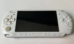 PSP-3000 ジャンク ホワイト バッテリーなし 4GBSDカード付き