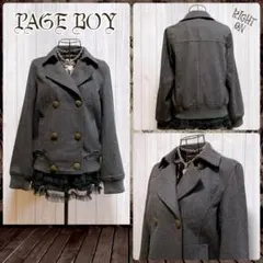 ピーコート ジャケット グレー 平成ギャル y2k ダークコア パンク グランジ