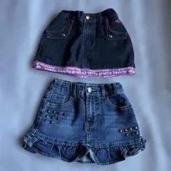 Guess & Barbie ダークデニム スカート 2点セットのサムネイル