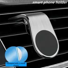 スマホホルダー 携帯ホルダー エアコン吹き出し口 クリップ マグネット 車 車載