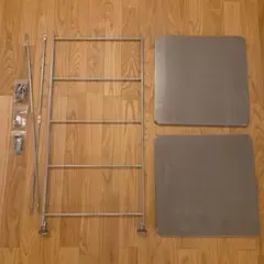 きなこもち様】無印良品 ステンレスラックシェルフ用 L字型天板 - メルカリ