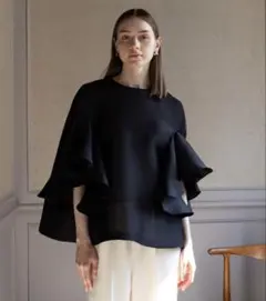 BLULEA ブルレア Embroidery organdy blouse - メルカリ