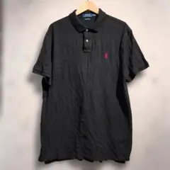 現行　Polo Ralph Lauren ブラック ポロシャツ XL