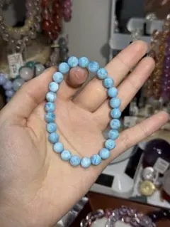 ラリマー ブレスレット