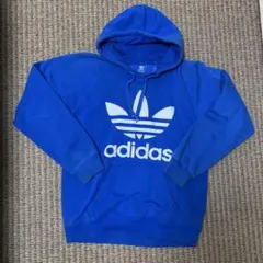 adidas originals プルオーバー パーカー フーディ 青
