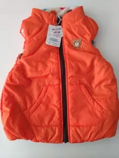 ミキハウス　オレンジ ダウンベスト 100cm