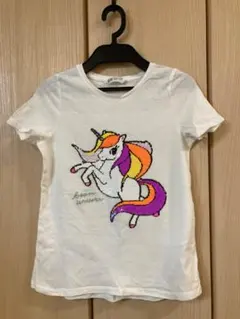 H&M  スパンコール Tシャツ　女の子　140