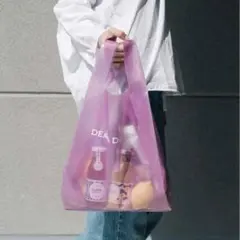 《新作》DEAN&DELUCAショッピングバッグ エコバッグ　EVAブルーベリー