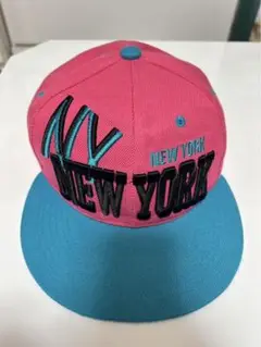 NY NEW YORK ベースボールキャップ ピンク