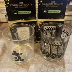 KINGDOM HEARTS20th Anniversary グラス 2個セット