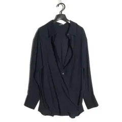 25AW IENA ソフトシアーシャツ 2WAY カシュクール 定価16500円のサムネイル