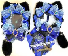 SALE❦ネコ耳痛ゴージャスロゼット＆ネコ耳痛ゴージャス硬質ケースロゼット❦