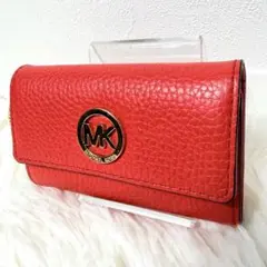極美品♡ Michael Kors マイケルコース レザー キーケース レッド