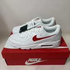 NIKE Air Max 90 ホワイト レッド 27cm DM0029-120のサムネイル