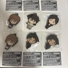 名探偵コナンカプセルラバーマスコット2024 6個セット