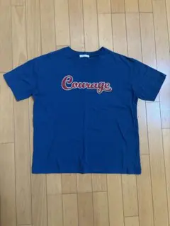 【SPINNS】Courage ロゴ Tシャツ ブルー Mのサムネイル