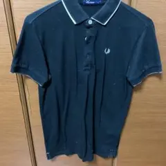FRED PERRY ブラック ポロシャツ S