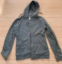 RVCA パーカー　カーキ　メンズS暖か裏起毛！