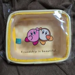 カービィ play with ワドルディ　前面クリアポーチ　［新品未開封］黄色