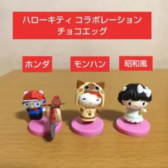 ハローキティ コラボレーション チョコエッグ モンハン ホンダ 昭和アイドル風