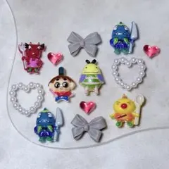 【 新品 】大人気❣️ おじゃる丸 電ボ キスケ ネイルパーツ 平成ネイル ネイパ