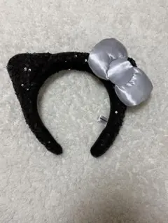 ハローキティ ブラック カチューシャ USJ