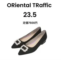 【オリエンタルトラフィック 】ビジュー パンプス結婚式 入学式　卒業式 23.5
