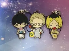 ハイキュー!! にとたん ラバスト縁日　影山飛雄、月島蛍、孤爪研磨３点セット