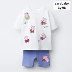 Zara ザラ ペッパピッグ トップス パンツ セットアップ 3y 98のサムネイル