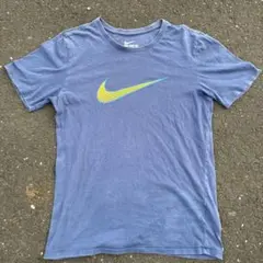 00s vintage NIKE Tシャツ スウォッシュ 短丈 フェードのサムネイル