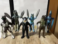 ウルトラマン怪獣ソフビ6体セット　バルタン星人　メフィラス星人　ザム星人