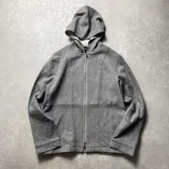 フランス製A.P.C.フルジップパーカーヘザーグレーダブルジップフーディフレンチのサムネイル
