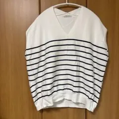 le.coeur blanc ボーダーニット 38サイズ