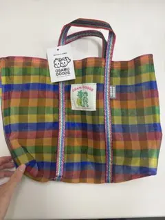 OSAMU GOODS 台湾限定　チェック柄 トートバッグのサムネイル