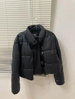 ユーズド 古着 ザラ フェイク レザージャケット サンローラン風 ZARA ユーズド 古着 ザラ フェイク レザージャケット サンローラン風 ZARA