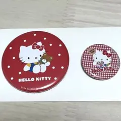 ハローキティ　50周年缶バッジ