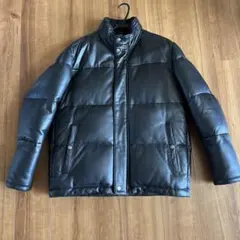 レザー ダウンジャケット
